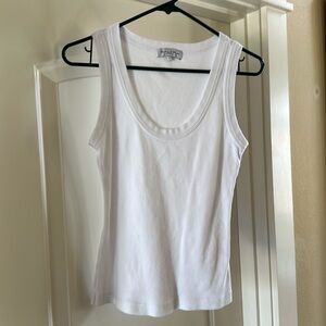 Michael Stars White Tank Top Small